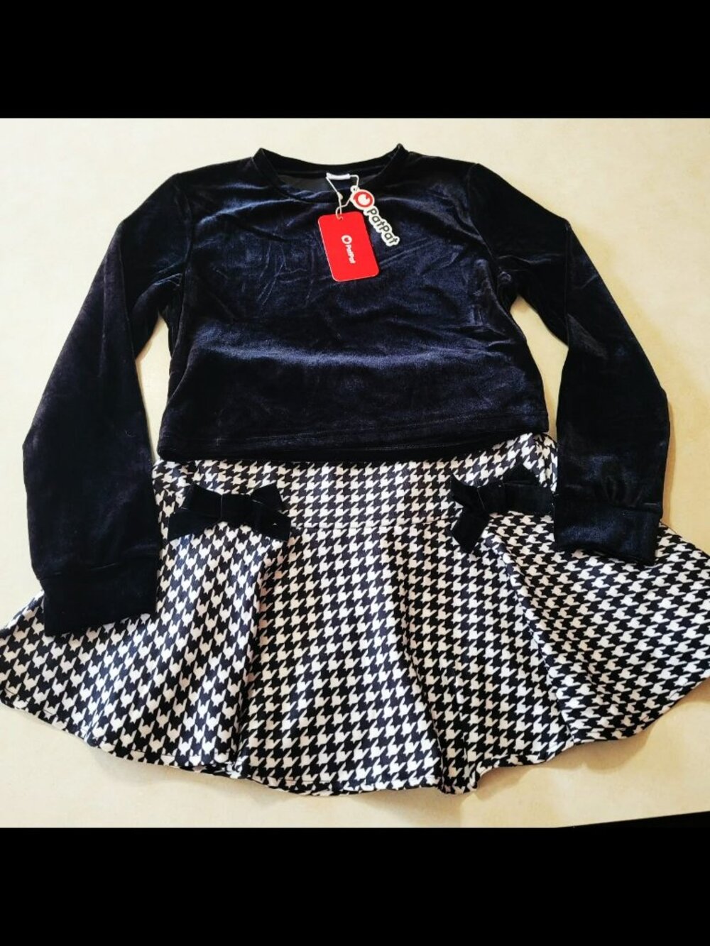 Girls size 11/12 PatPat Top/Skirt set